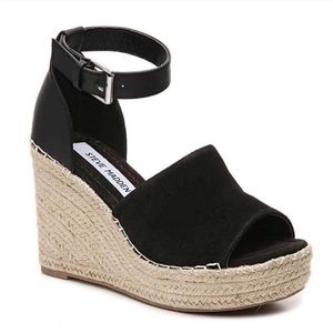 STEVE MADDEN platform espadrille wedge